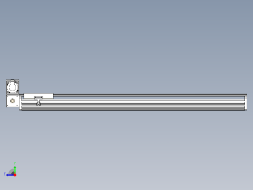 皮带直线轴半封闭可选导轨TPA-HNB-202D-140-L1200-LU-Y-P75-N3右视缩略图