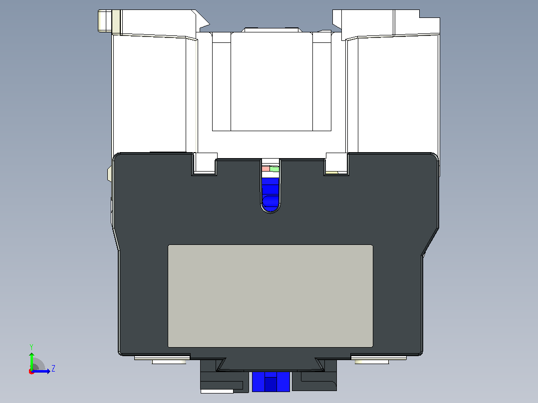CJX2-25交流接触器三维模型220204左视图