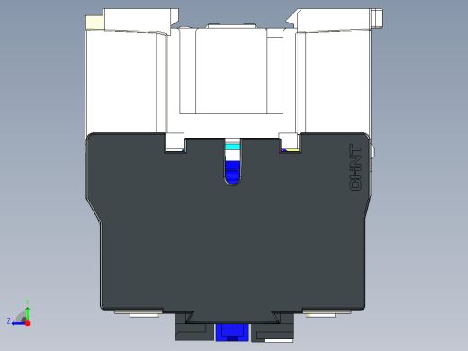 CJX2-25交流接触器三维模型220204右视缩略图