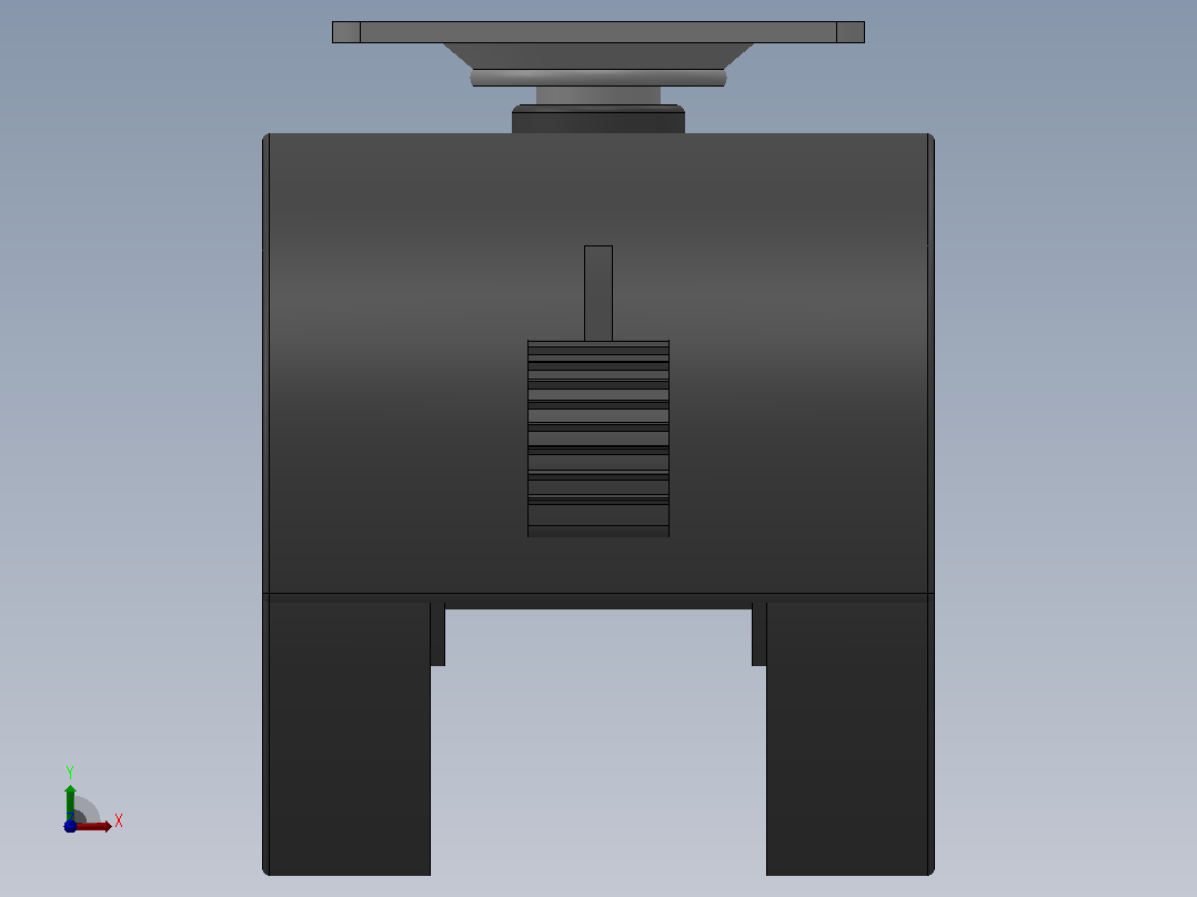 P21-01B-50-105B家具轮[P21-01B-50-105B]脚轮前视图