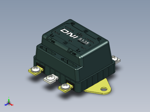 通用双前照灯继电器(DNI 8135 500W-12V)
