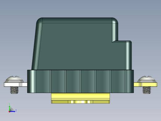 通用双前照灯继电器(DNI 8135 500W-12V)左视缩略图
