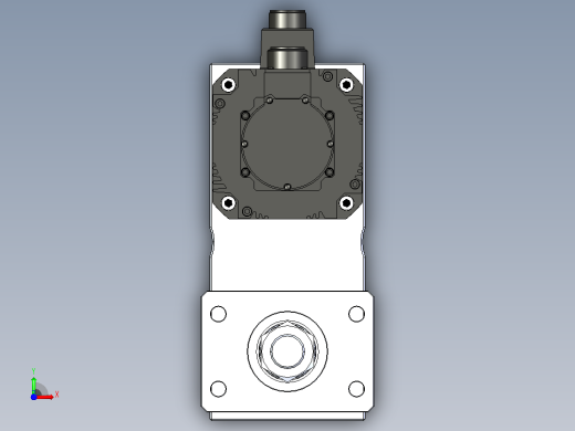MTA80-600-P10-FF-P-K□-P1500（2000）W-S3 MTA80电动缸 最大负载35KN 额定负载30KN 1500(2000)W电机间接安装 配减速机前视缩略图