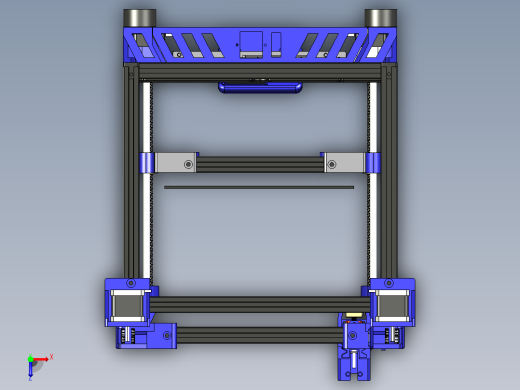 3D打印机设计俯视缩略图