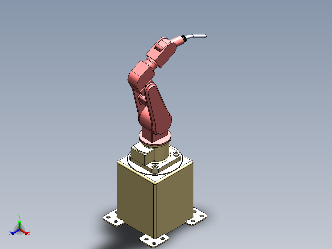 焊接机器人主视图