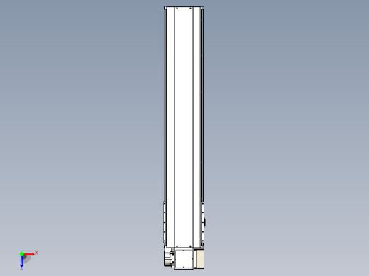 皮带直线轴半封闭可选导轨TPA-HNB-220D-176-L950-RP-C-P1K-N3俯视缩略图