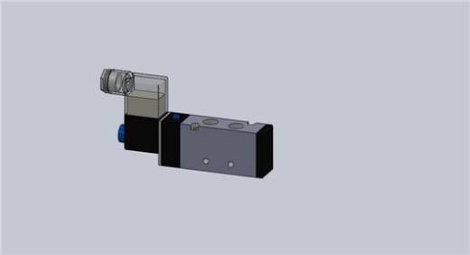 各种 电磁阀，油缸，气缸，汇流板 solidworks模型缩略图