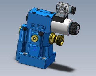 各种 电磁阀，油缸，气缸，汇流板 solidworks模型缩略图