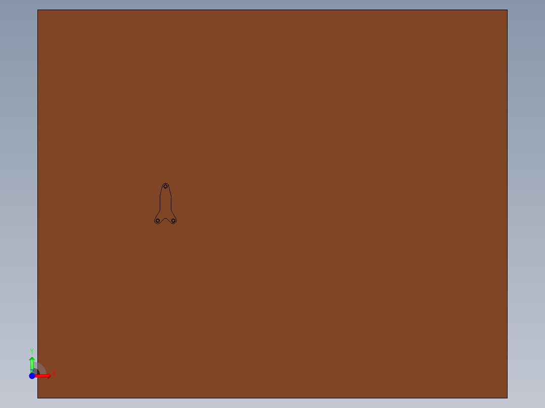 汽车油门踏板3D模型前视图
