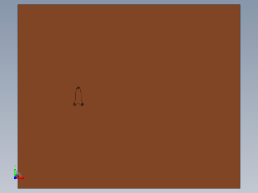 汽车油门踏板3D模型前视缩略图