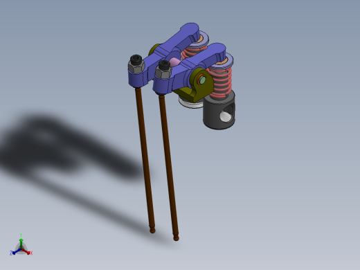 solidworks 气缸提升阀