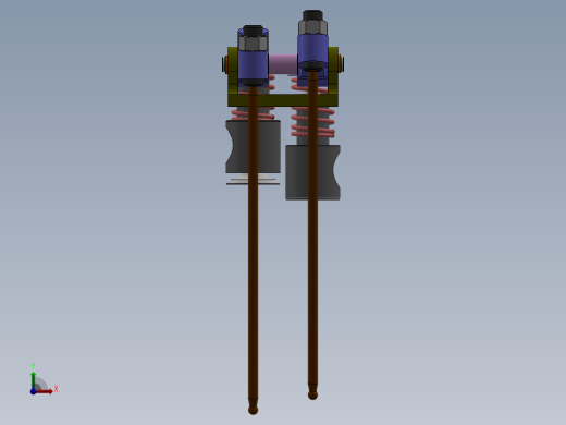 solidworks 气缸提升阀前视缩略图