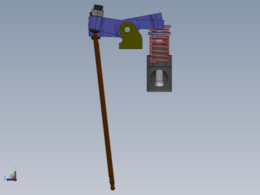 solidworks 气缸提升阀右视缩略图