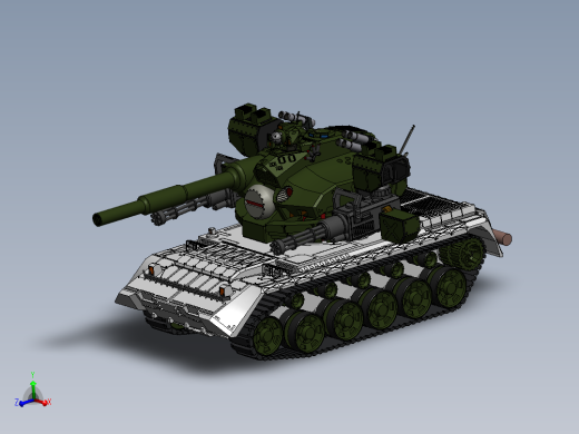 ZDH-MX-001 主战坦克模型