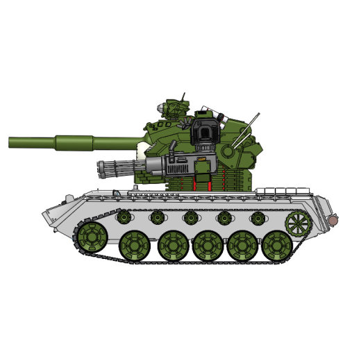 ZDH-MX-001 主战坦克模型缩略图