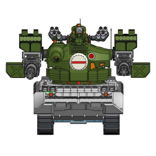 ZDH-MX-001 主战坦克模型缩略图