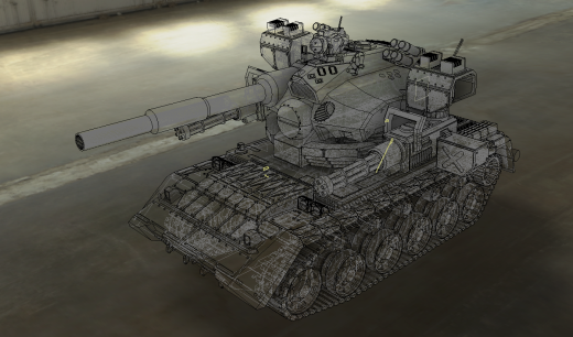 ZDH-MX-001 主战坦克模型缩略图