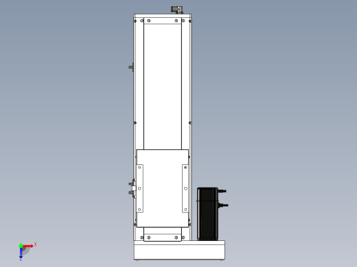Toyo东佑达直线模组-ECH17-350-BL-400W+煞車俯视缩略图