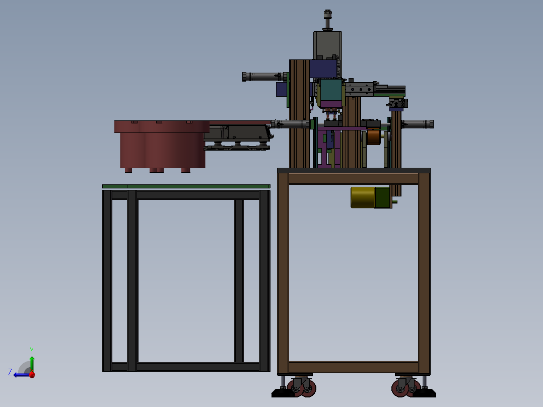 卡帽组装机 3D模型