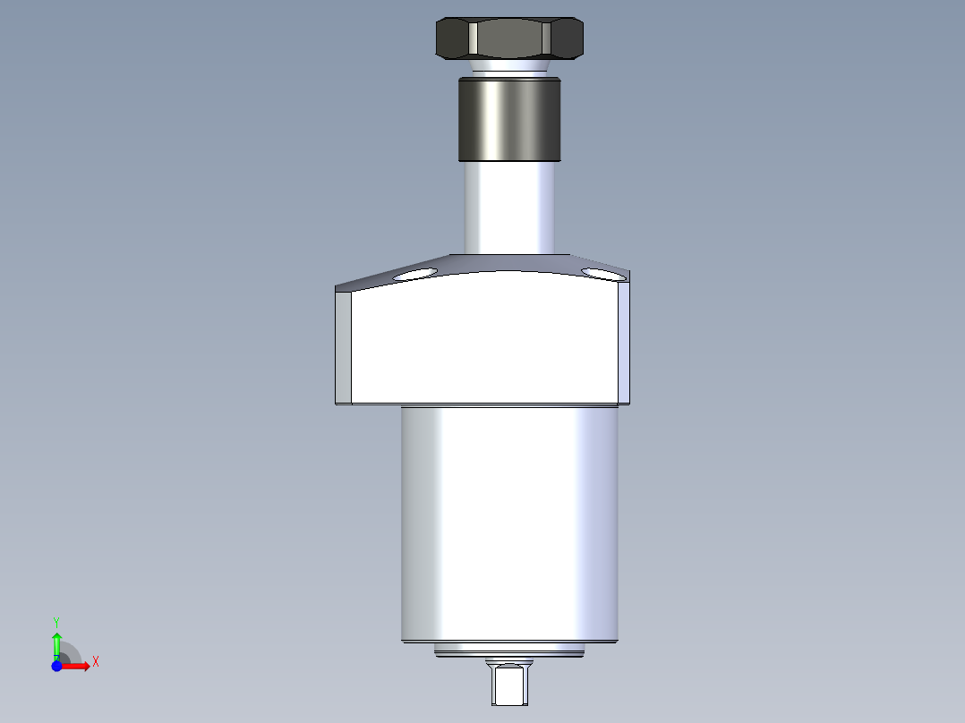 KOSMEKLHA0360-SLD_R01多系列多零件图纸模型前视图