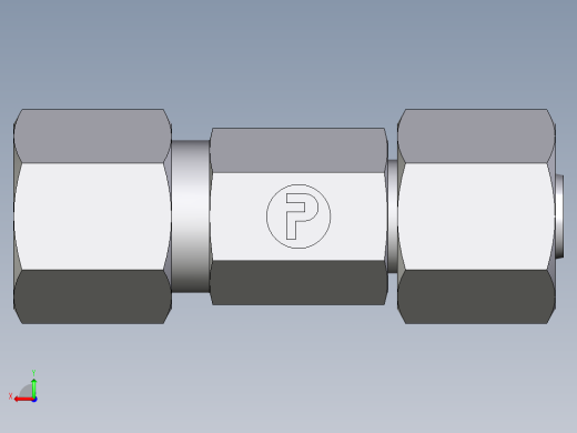 卡套式工业通用硬管接头EO_Distance_piece_adapter_DA08ZL71后视缩略图