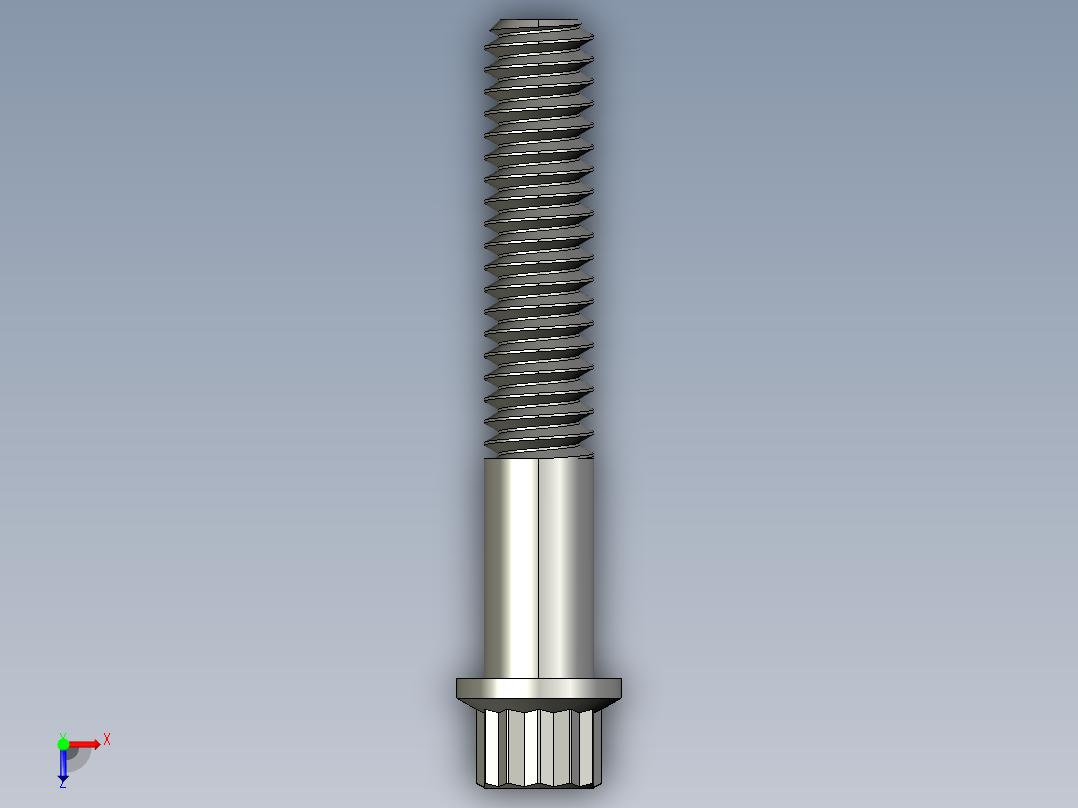 1-4in-20 1.5long 12-point screws.STEP俯视图