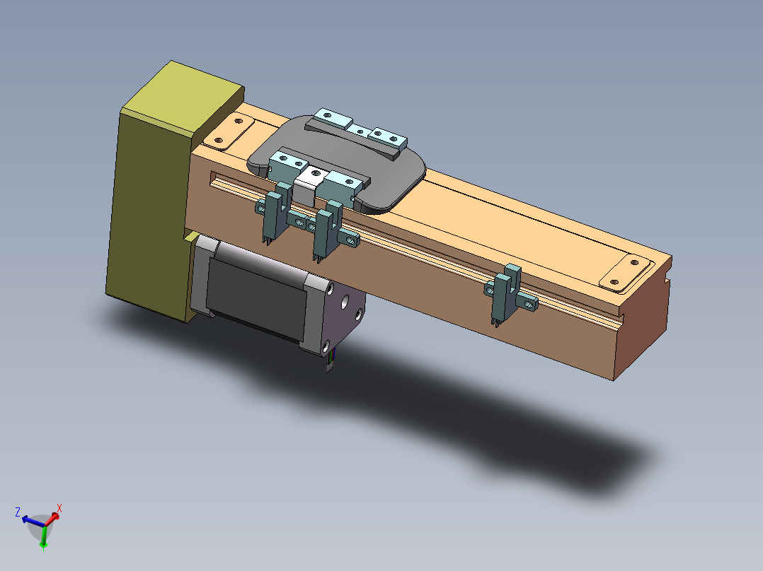 MTH丝杆半封闭模组MTH5M-BM-42主视图