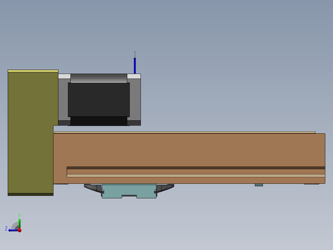 MTH丝杆半封闭模组MTH5M-BM-42右视图