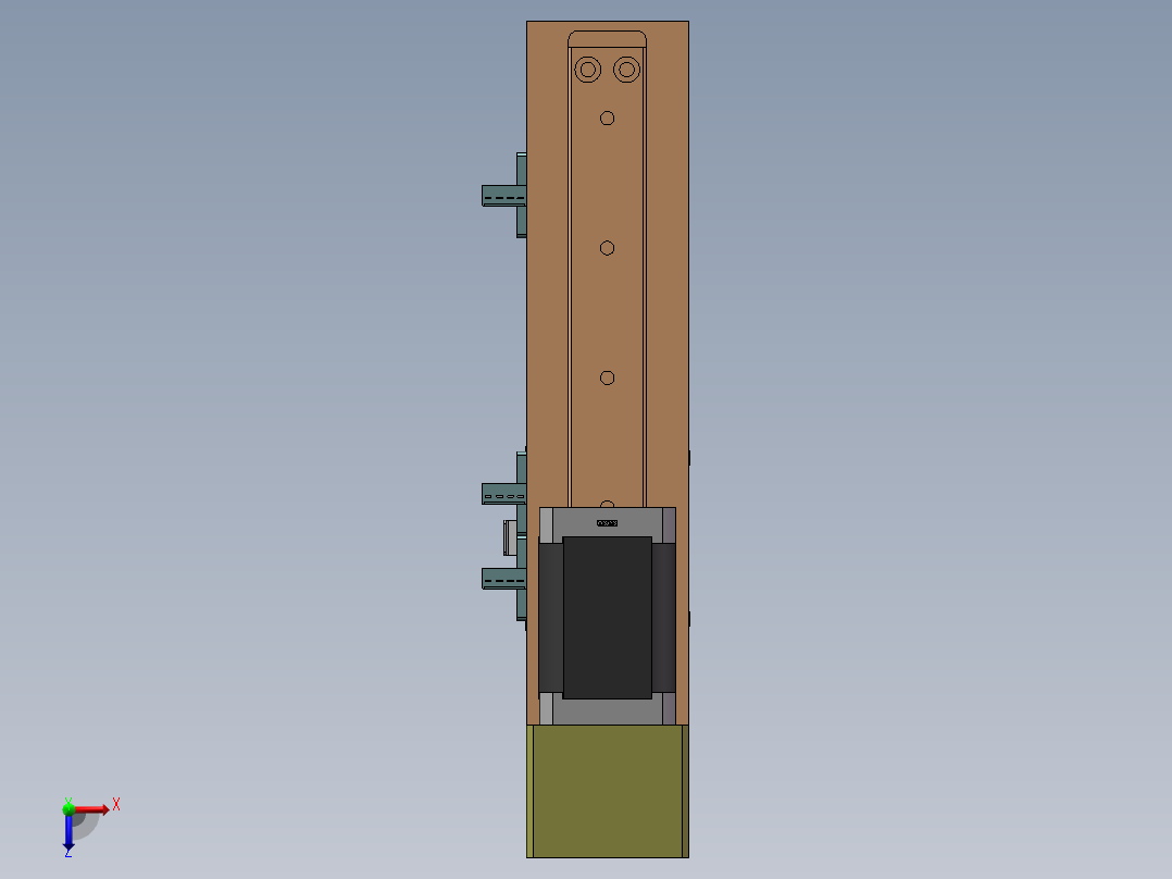 MTH丝杆半封闭模组MTH5M-BM-42俯视图