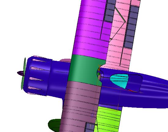 低速时代的天空双翼机