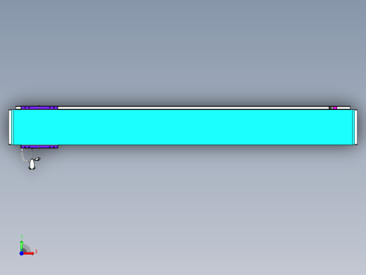 威洛博VL系列3d模型模组VL17E2Y-S1400前视缩略图