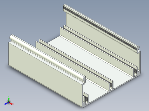 型材-KJN CABLE CONDUIT 40X80 KJN511020.STEP