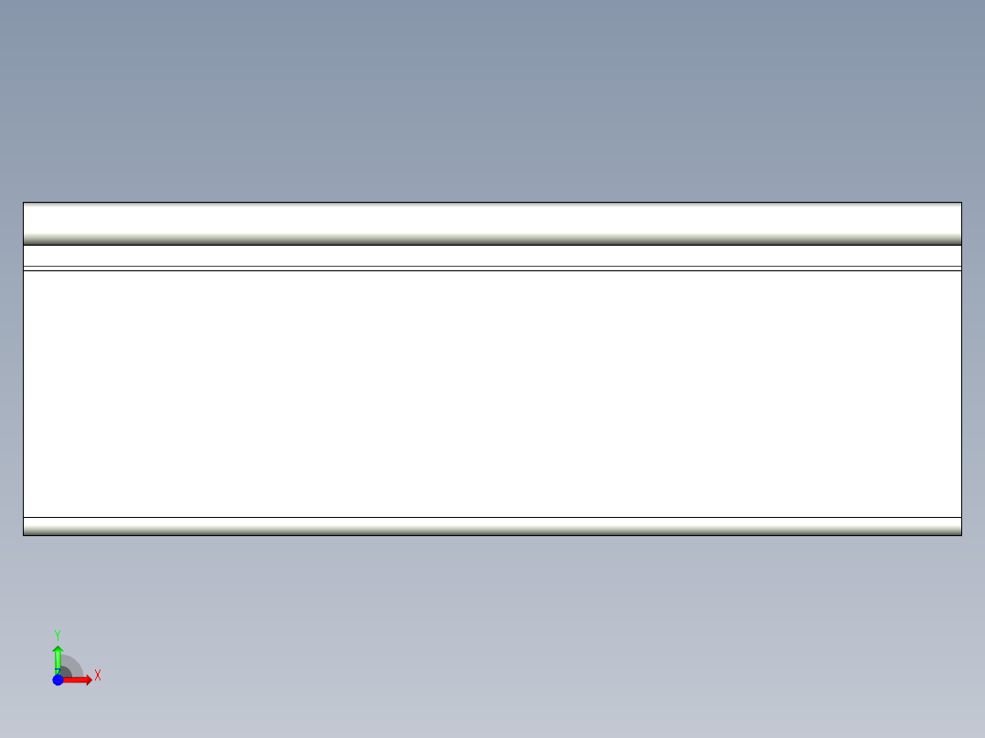 型材-KJN CABLE CONDUIT 40X80 KJN511020.STEP前视图
