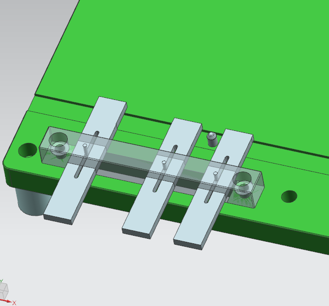 笔记本外壳HINGE缺口位置度检具工程图