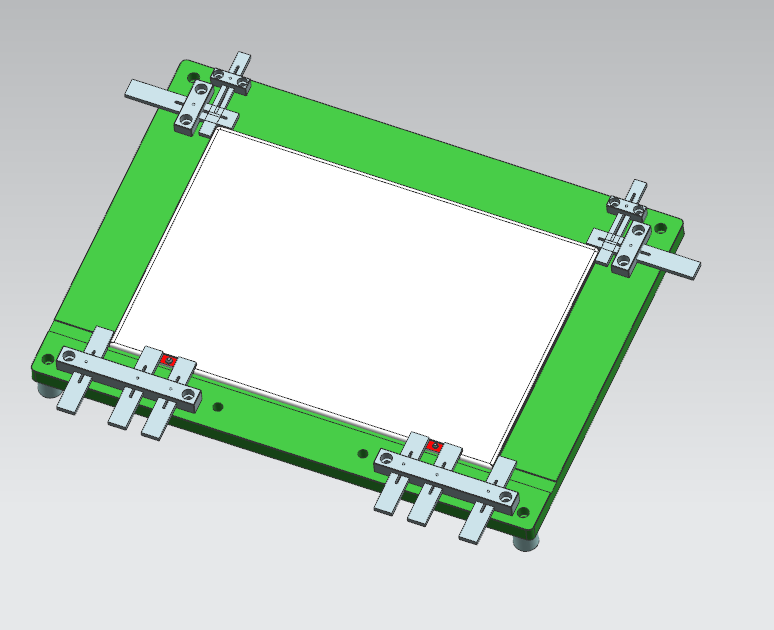 笔记本外壳HINGE缺口位置度检具工程图