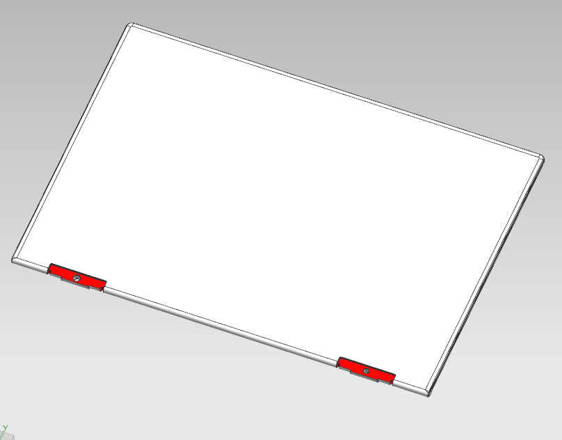 笔记本外壳HINGE缺口位置度检具工程图