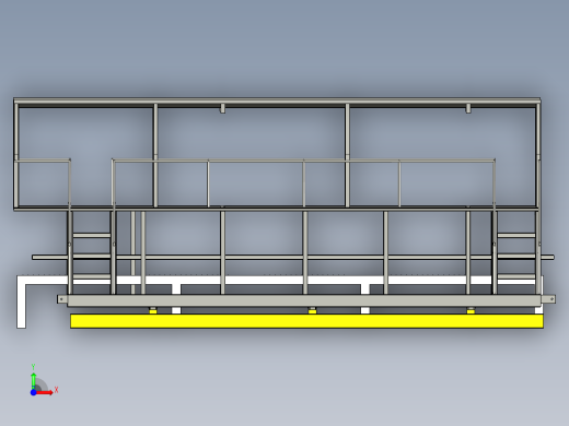 船舶加工生产工作台设计前视缩略图