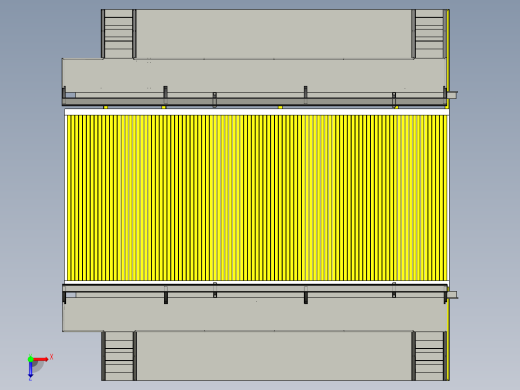 船舶加工生产工作台设计俯视缩略图