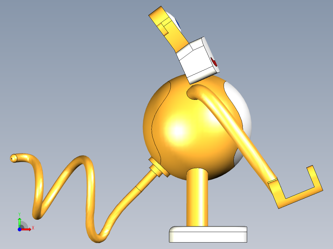 B2005114-可爱猴子手机支架前视图
