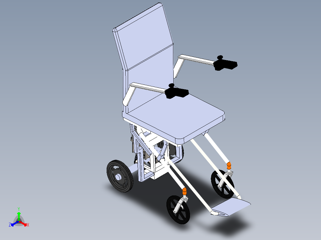 轮椅模型设计