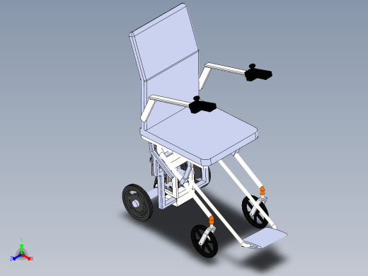 轮椅模型设计