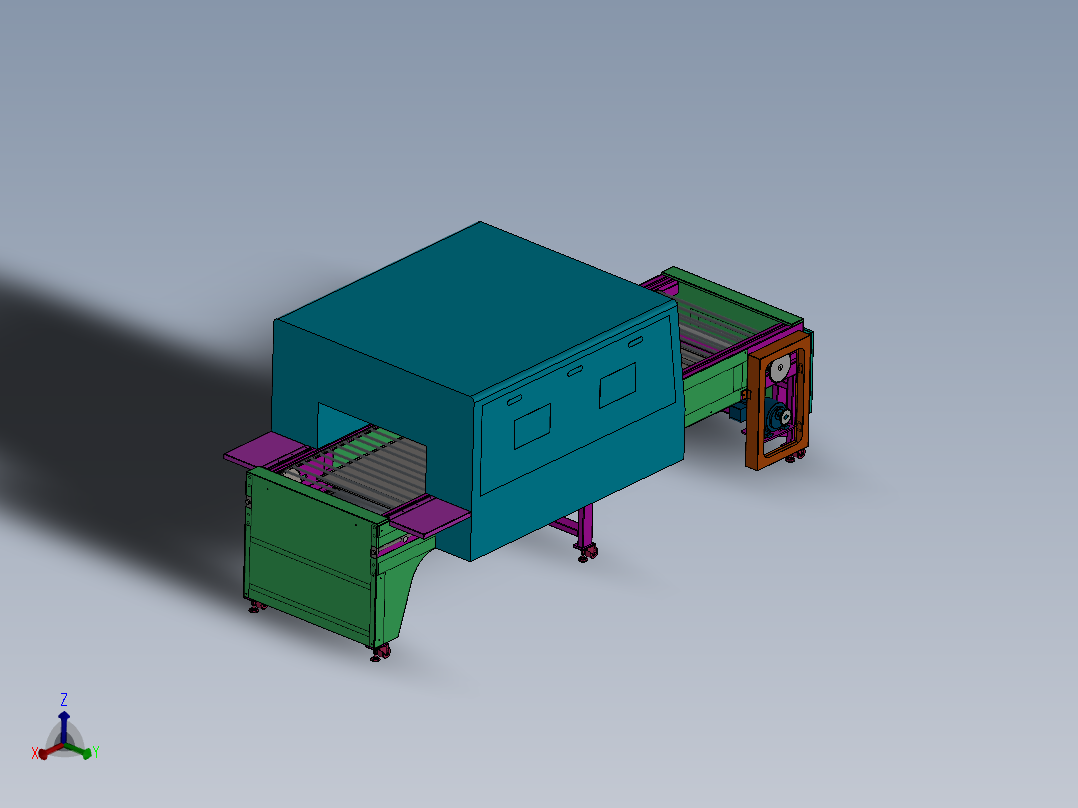 隧道烘箱链条输送机