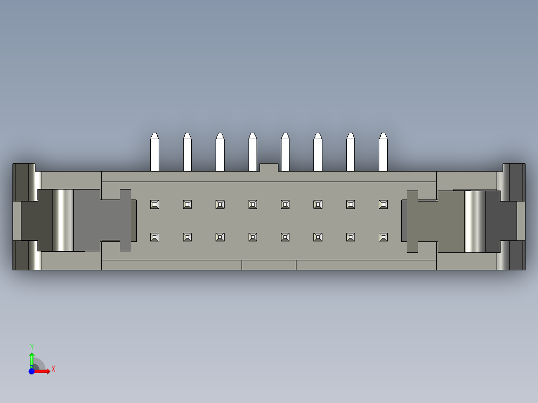 IDC 16P遥控连接器前视图