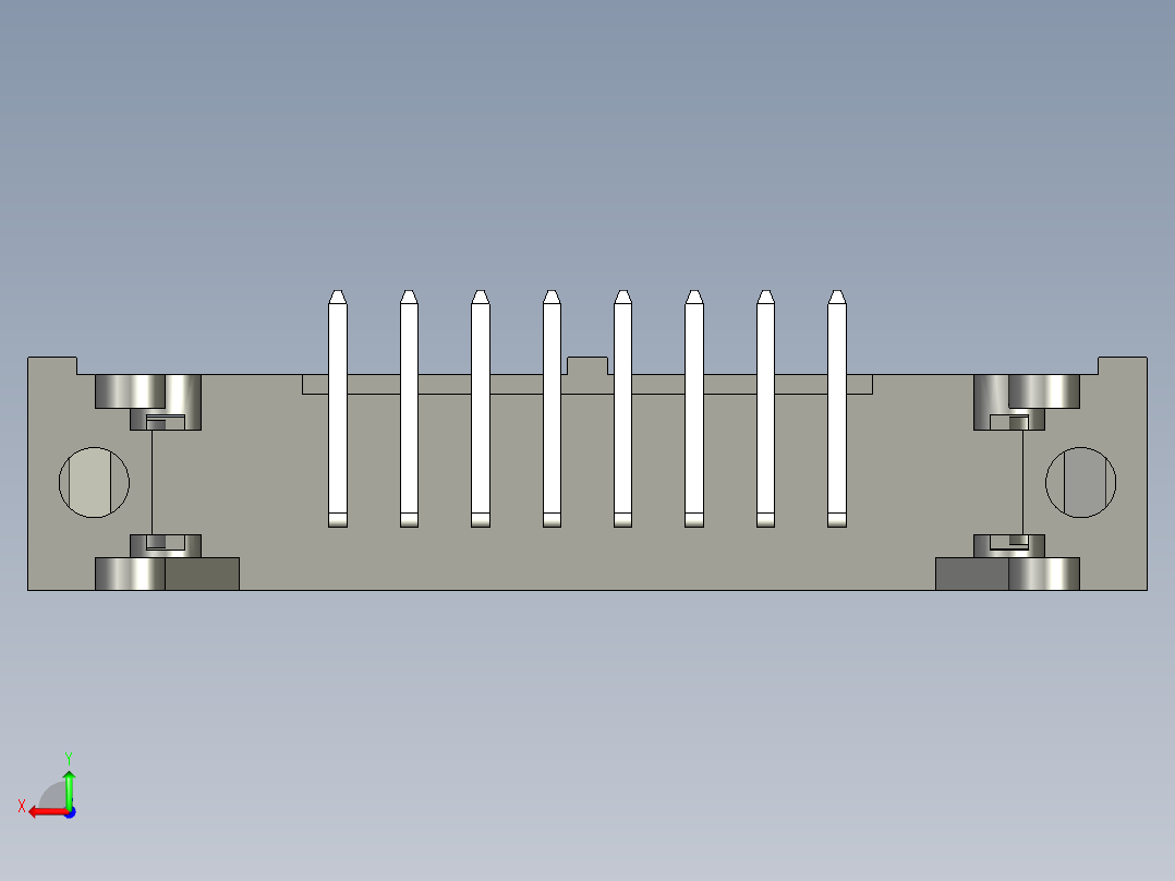IDC 16P遥控连接器后视图