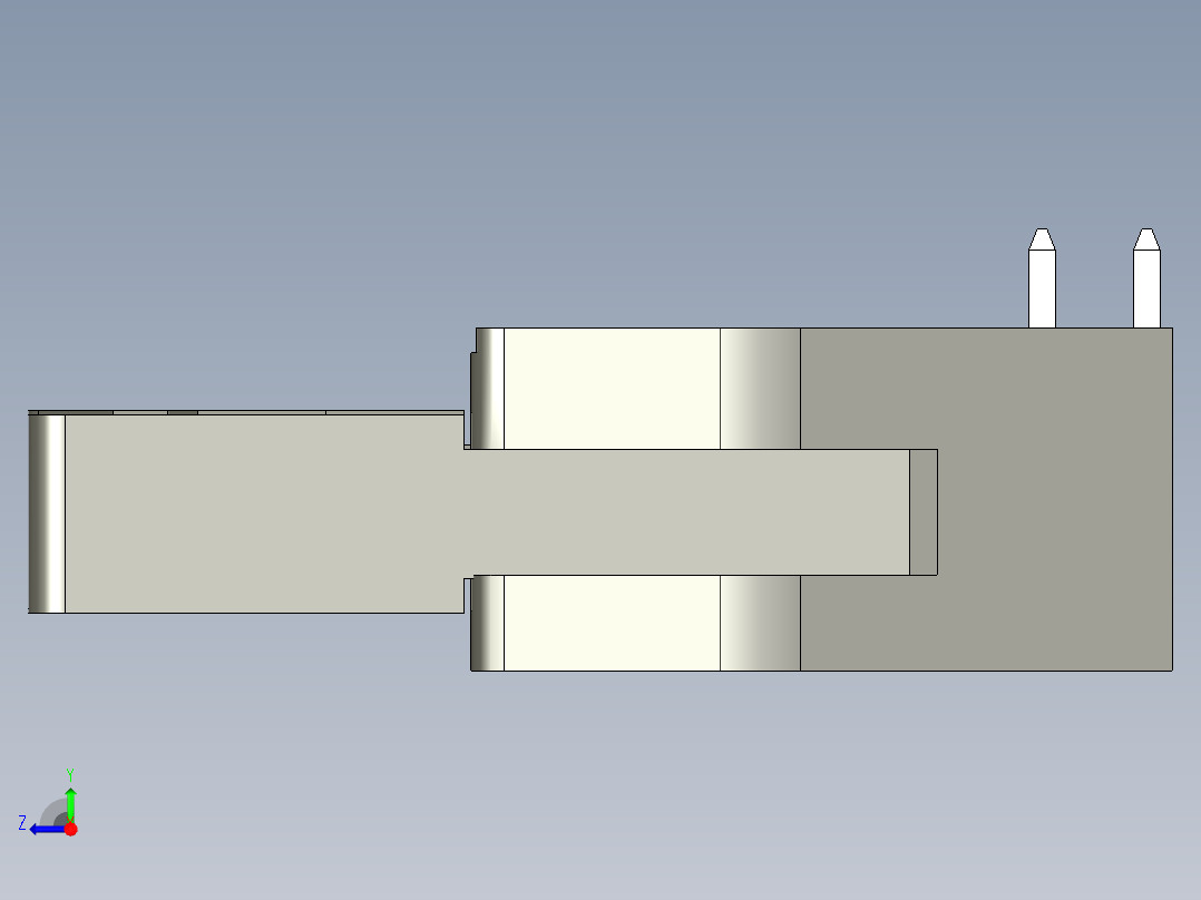 IDC 16P遥控连接器右视图