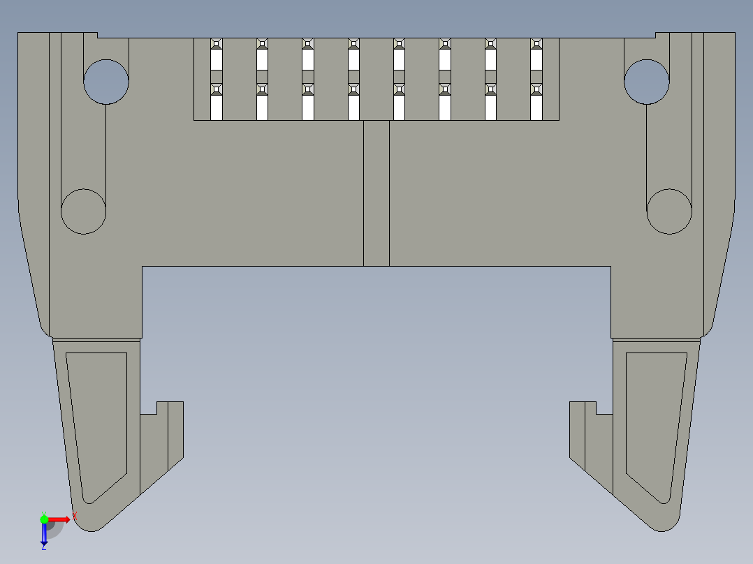 IDC 16P遥控连接器俯视图