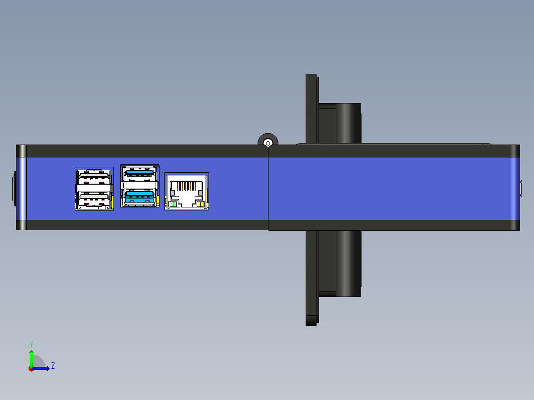 y4rh树莓派4手持式14左视图