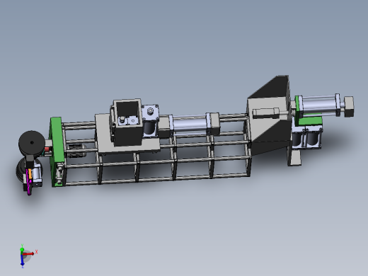 可双向弯管的弯管机设计SW三维及CAD图3张