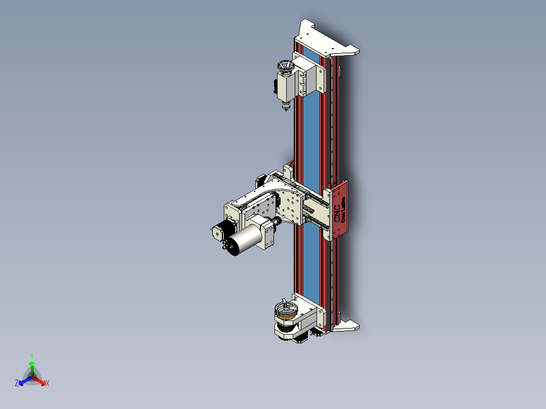 Original小型数控车削车床3D数模图纸
