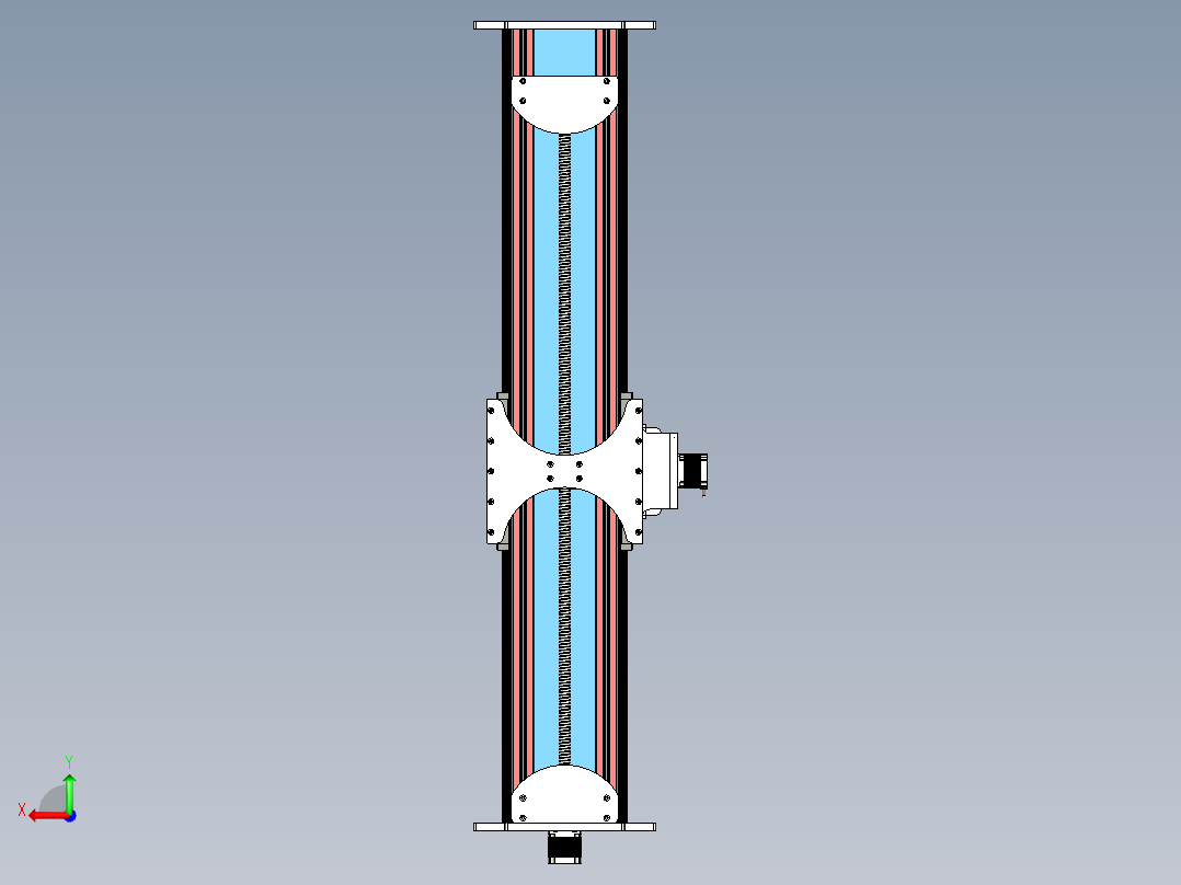 Original小型数控车削车床3D数模图纸后视图